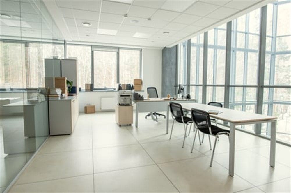 Professional cleaning underway in a residential space across the DMV service area