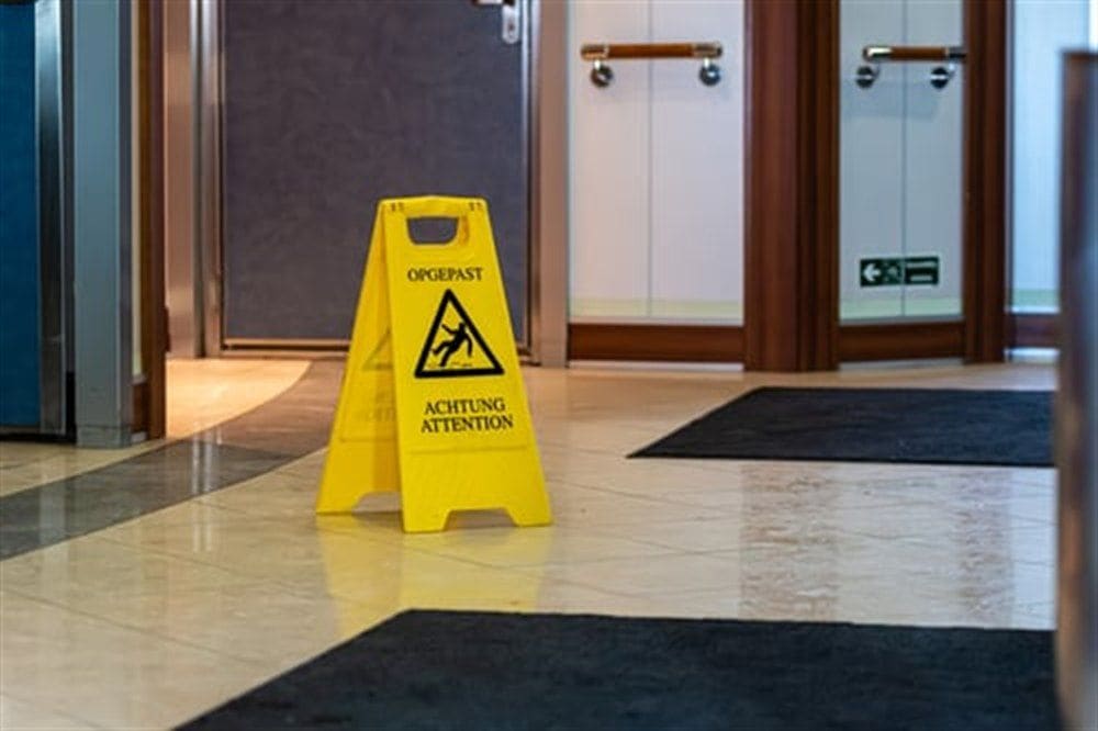 Commercial office space being cleaned by Strong Hands Cleaning in the Washington DC metro area
